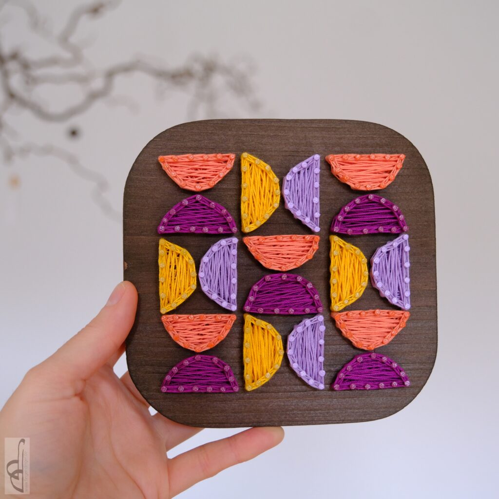 Nagelbild Geometrische Harmonie